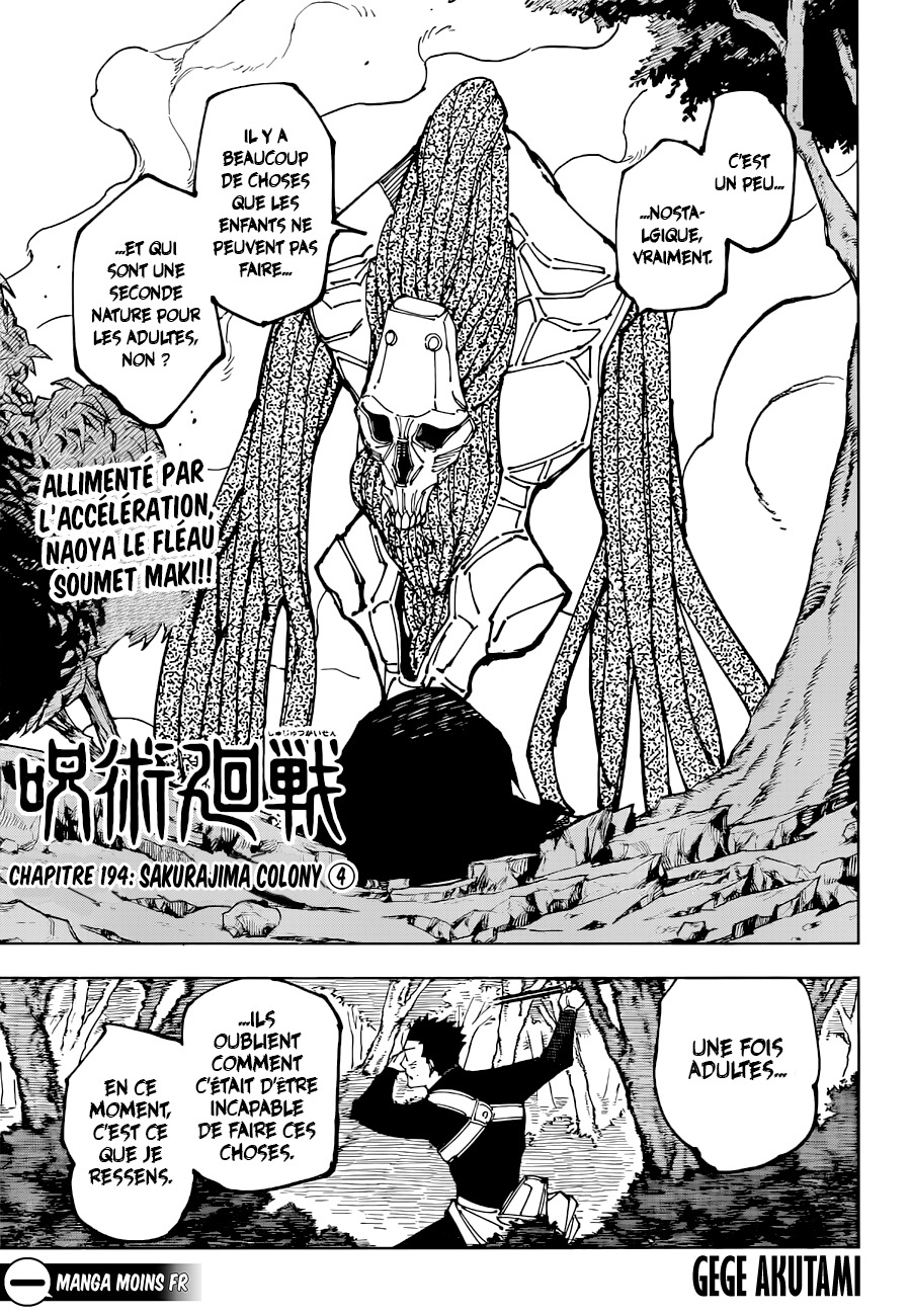 Read Jujutsu Kaisen FRANCAIS Manga Online