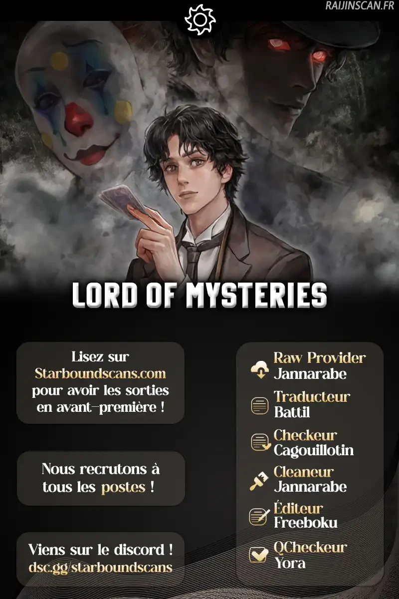 Read Lord of Mysteries FRANCAIS Manga Online