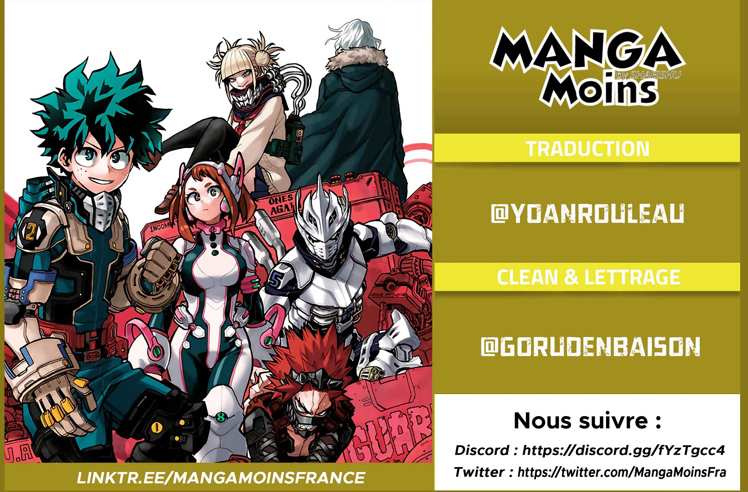 Read My Hero Academia FRANCAIS Manga Online
