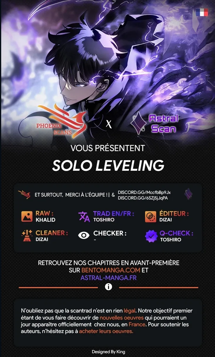 Read Solo Leveling FRANCAIS Manga Online