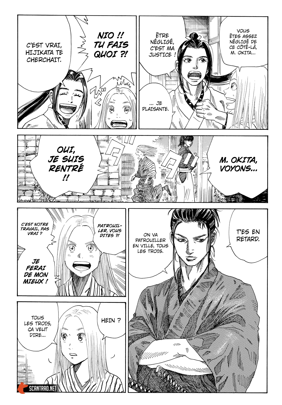 Read The Blue Wolves of Mibu FRANCAIS Manga Online