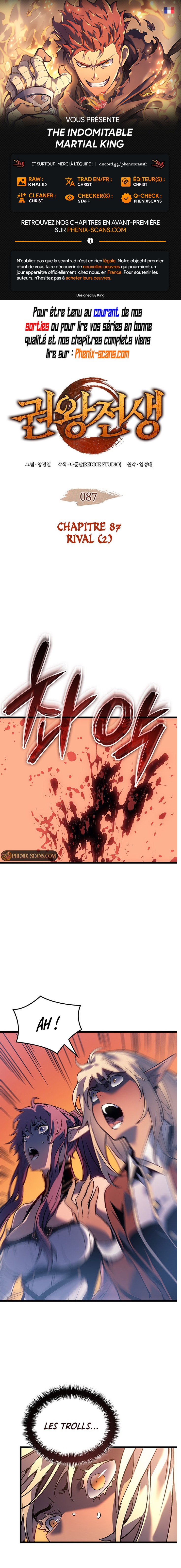 Read The Indomitable Martial King FRANCAIS Manga Online