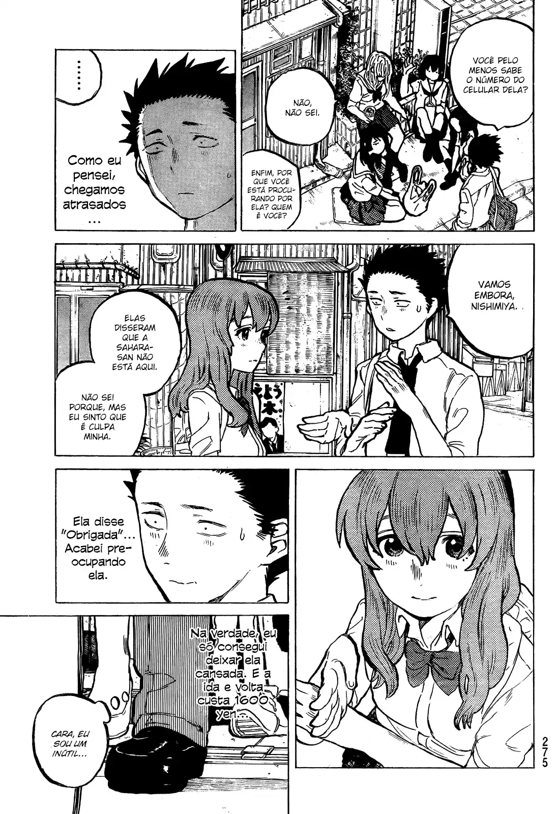 Read A Silent Voice Português Manga Online