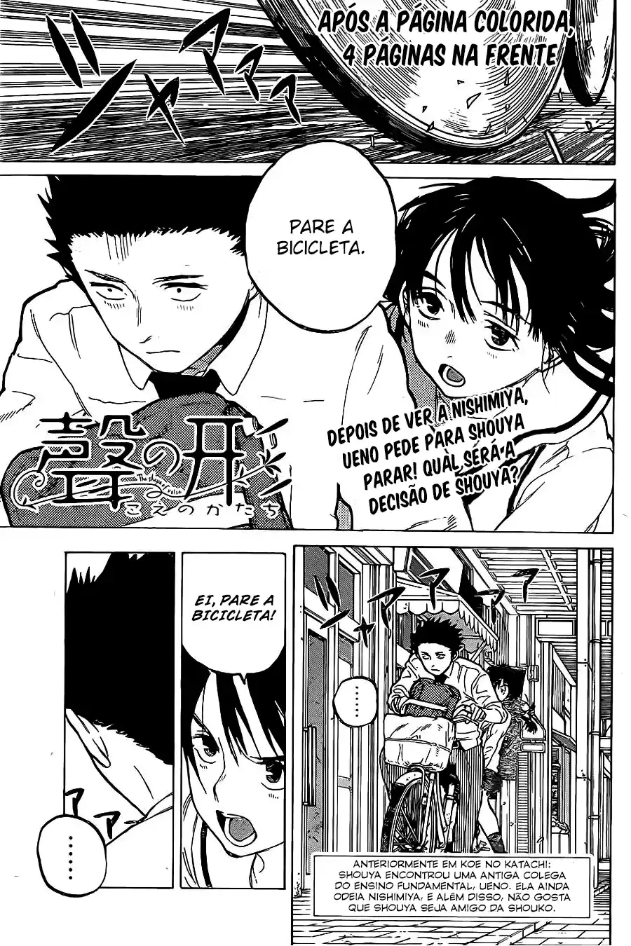 Read A Silent Voice Português Manga Online