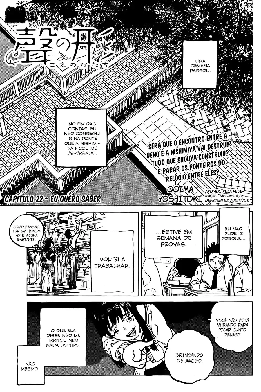 Read A Silent Voice Português Manga Online