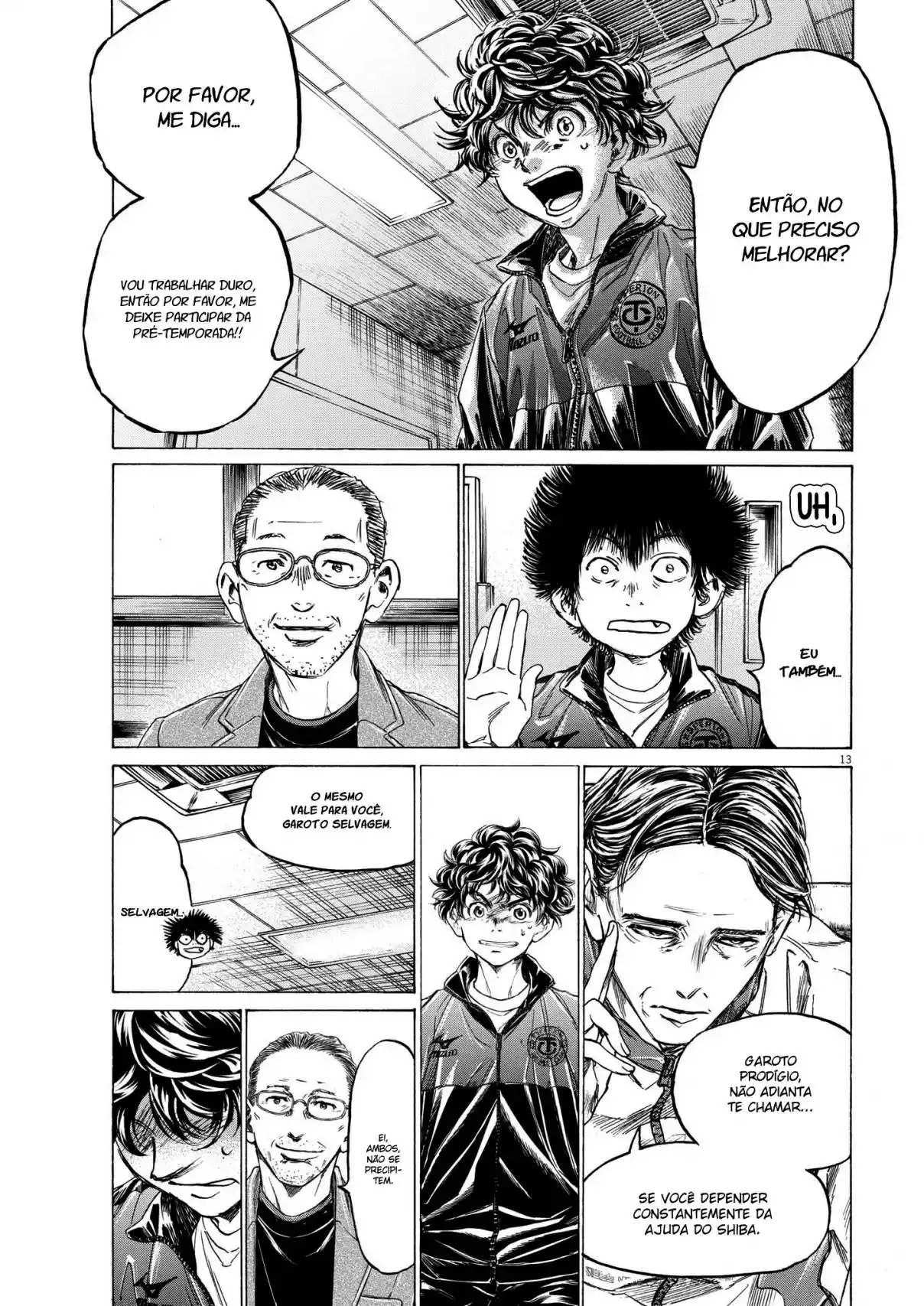 Read Ao Ashi Português Manga Online
