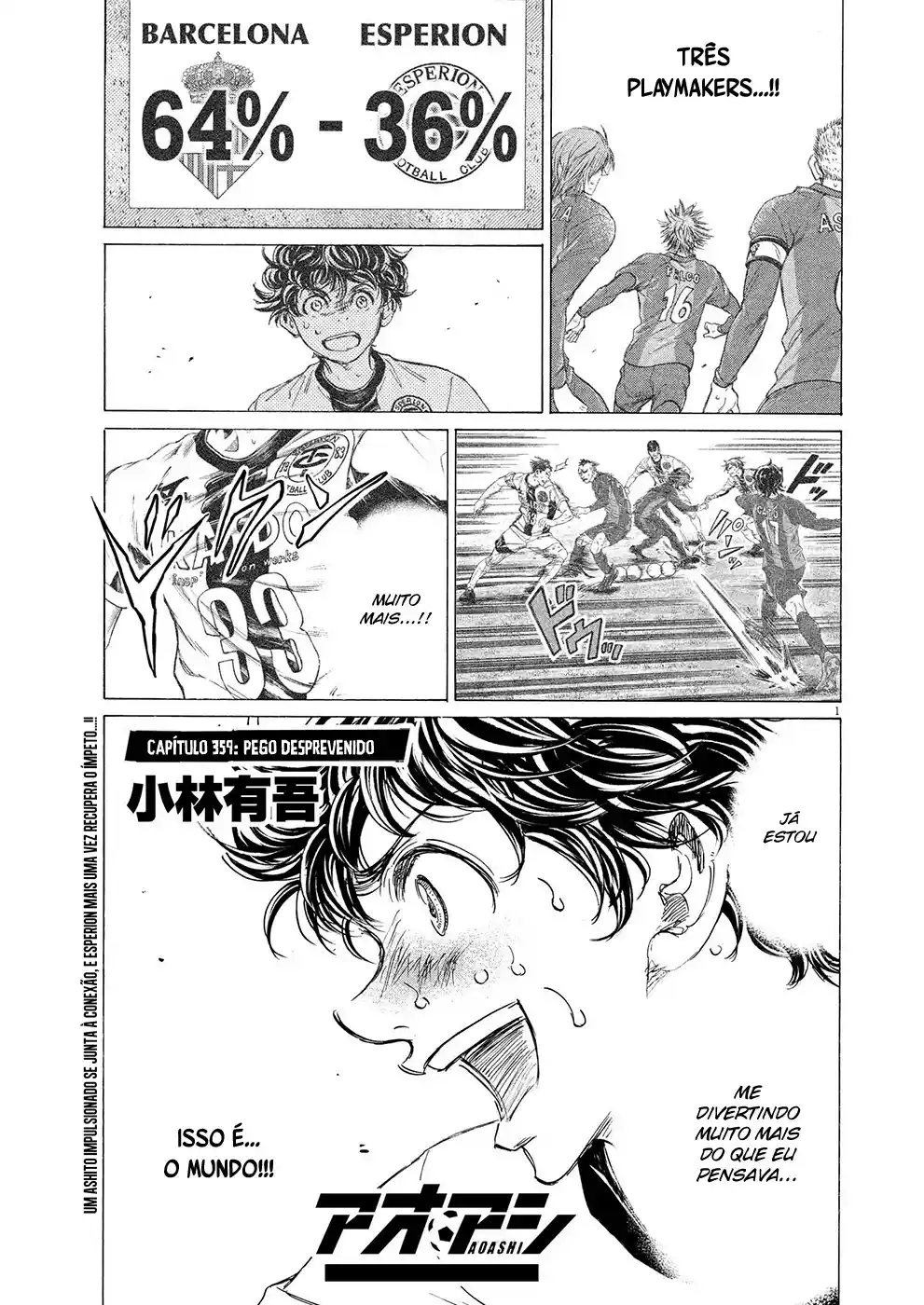 Read Ao Ashi Português Manga Online