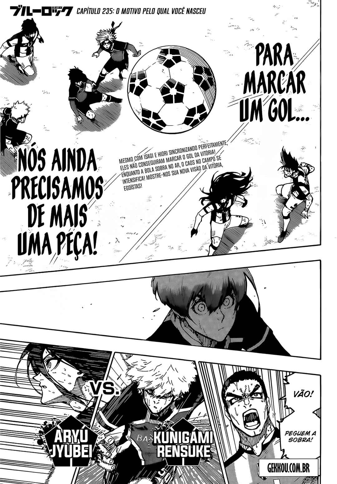 Read Blue Lock Português Manga Online