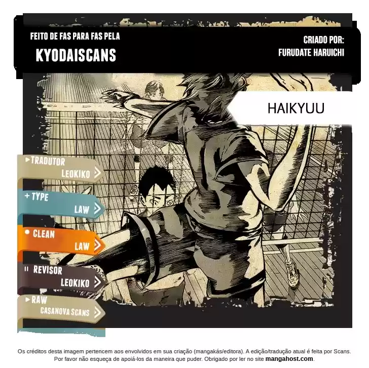 Read Haikyuu!! Português Manga Online