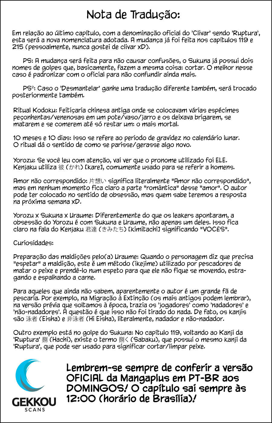 Read Jujutsu Kaisen Português Manga Online