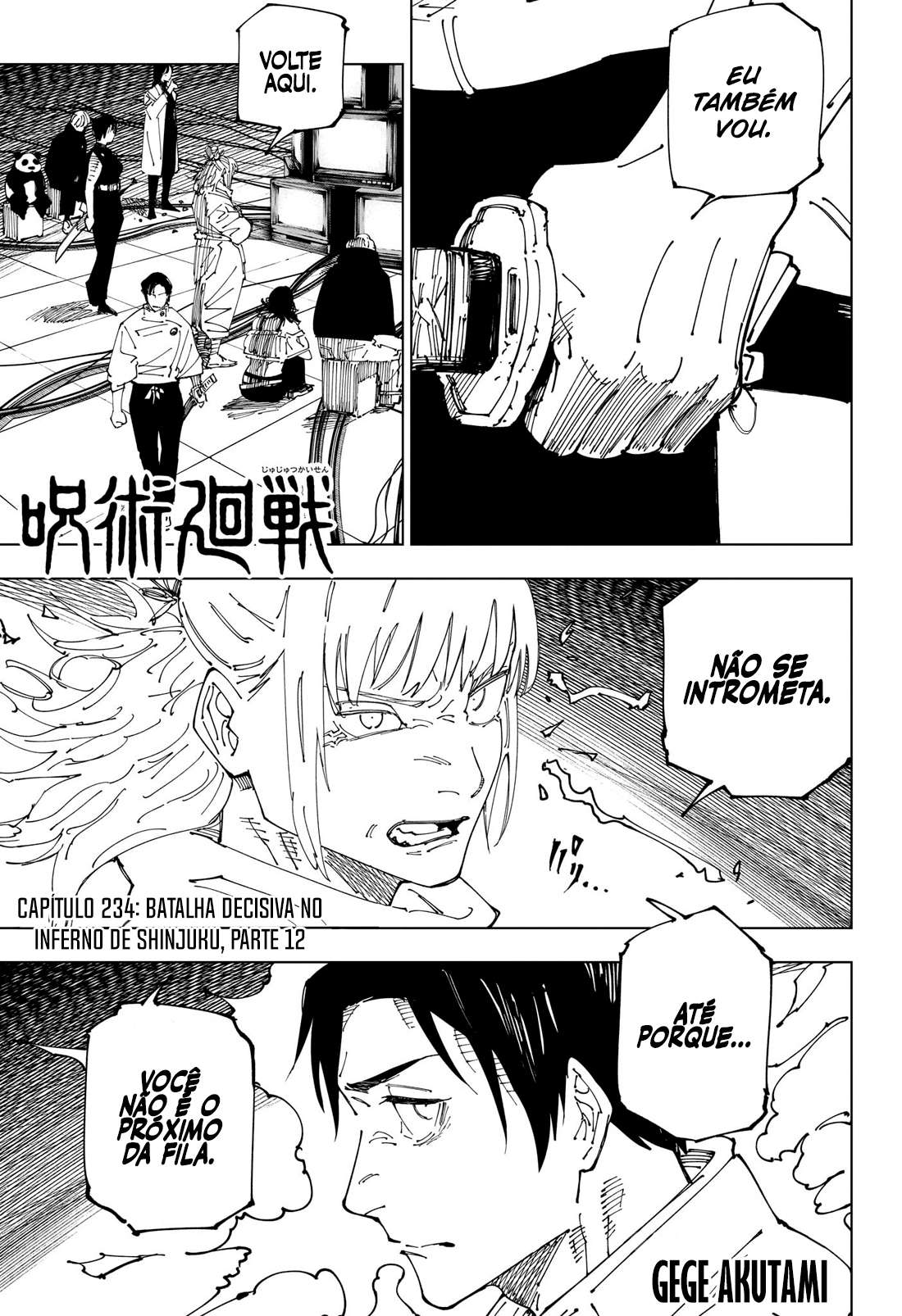 Read Jujutsu Kaisen Português Manga Online