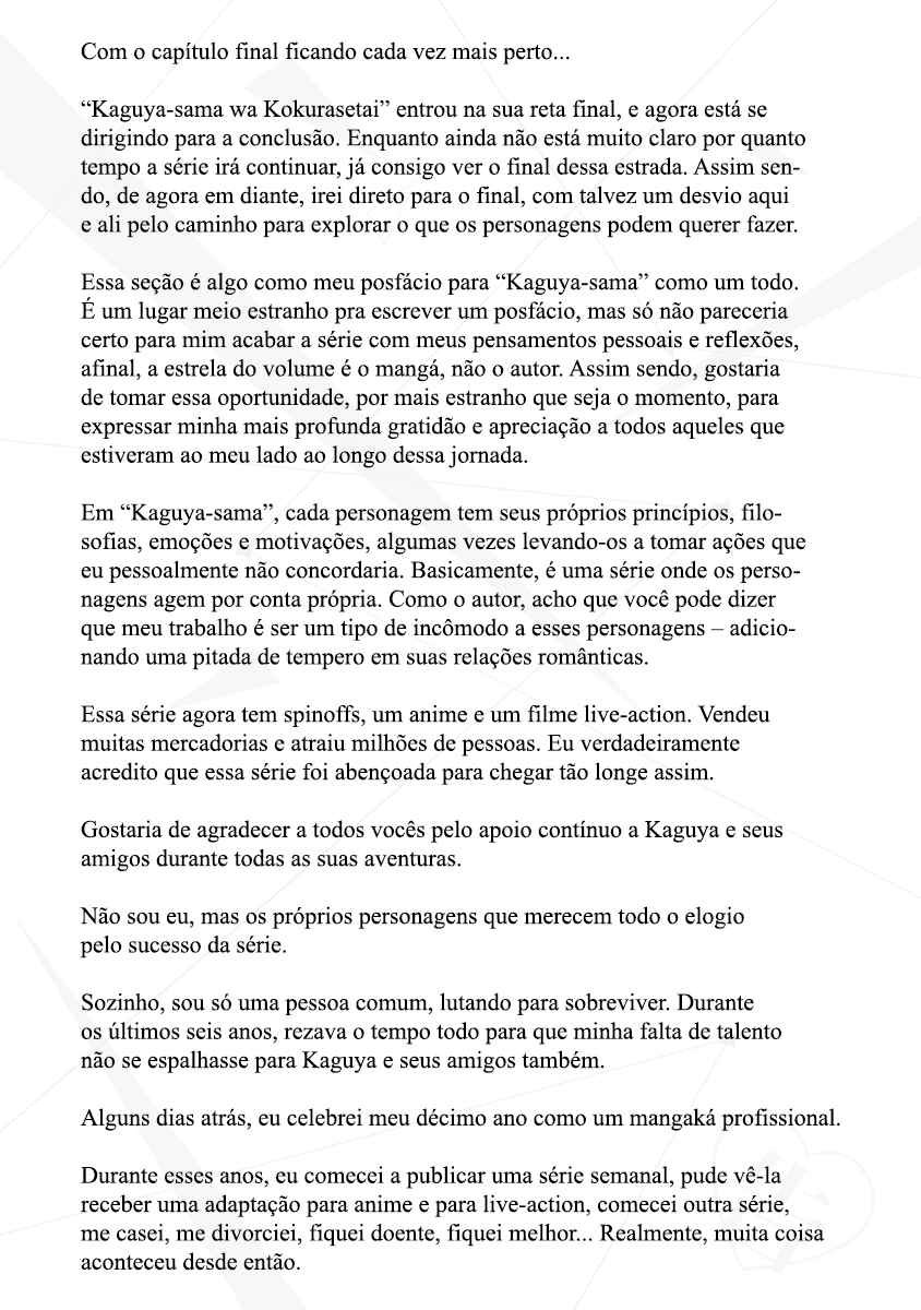 Read Kaguya-sama_ Love Português Manga Online