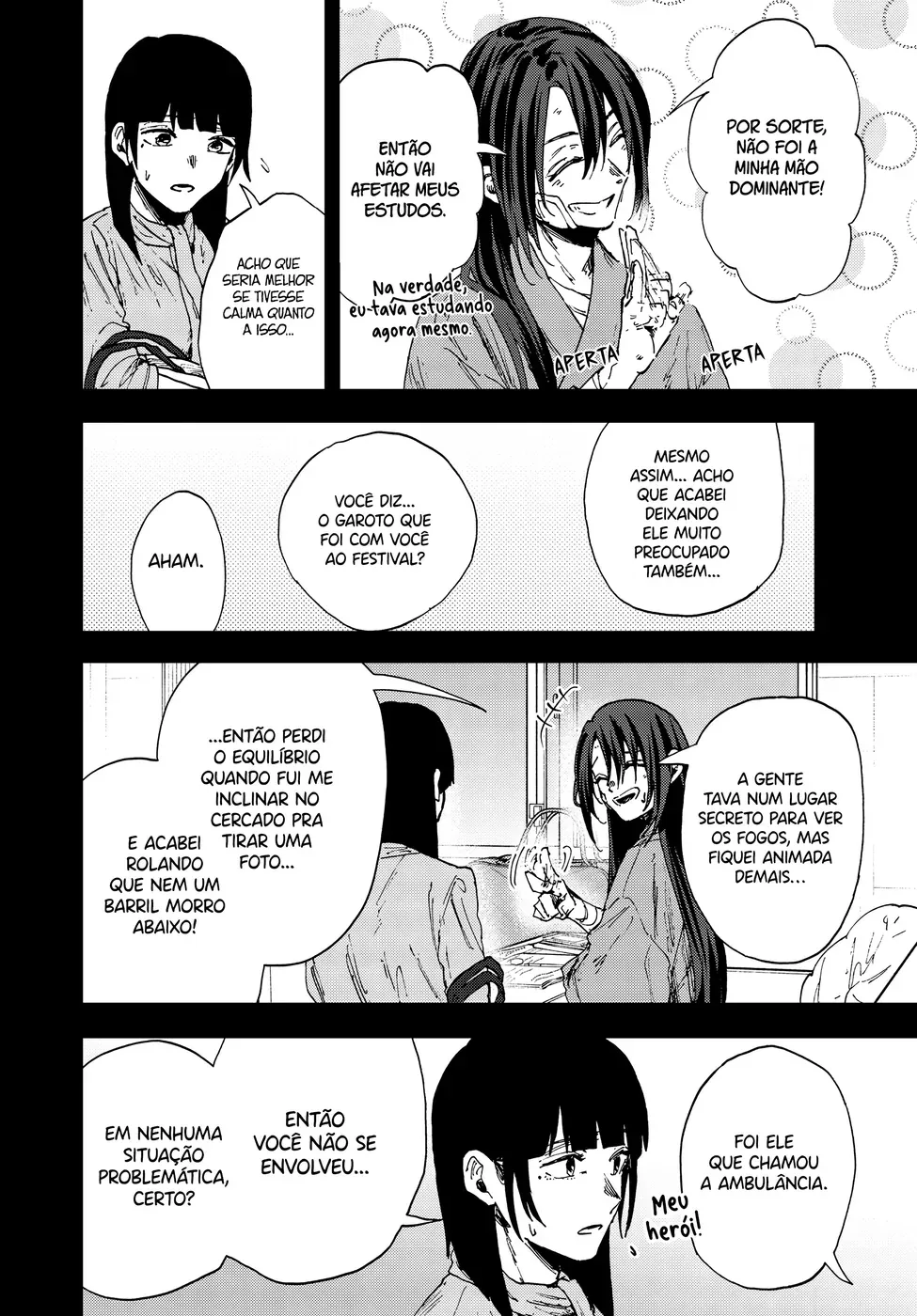 Read The Fragrant Flower Blooms with Dignity Português Manga Online