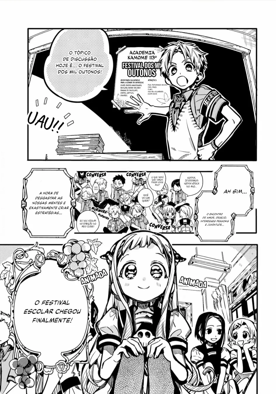 Read Toilet-bound Hanako-kun Português Manga Online